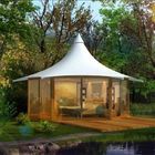 Hotel Prefab Tiny Homes With Glass Window / Summer Camping Tent Dome
