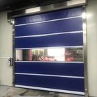 2m/S 1.5KW PVC Curtain Industrial Sectional Overhead Door For Warehouse