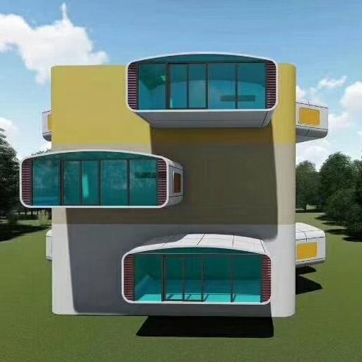 Container Light Gauge Steel House / Energy Efficient Prefab Homes 2 - 3 Floors