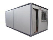 2 Floors Flat Pack Portable Storage Containers Office Center Steel Door With Multi Function