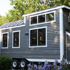 New Zealand AZ150 Light Steel Prefab Mobile Home Trailer Caravans Tiny House On Wheels